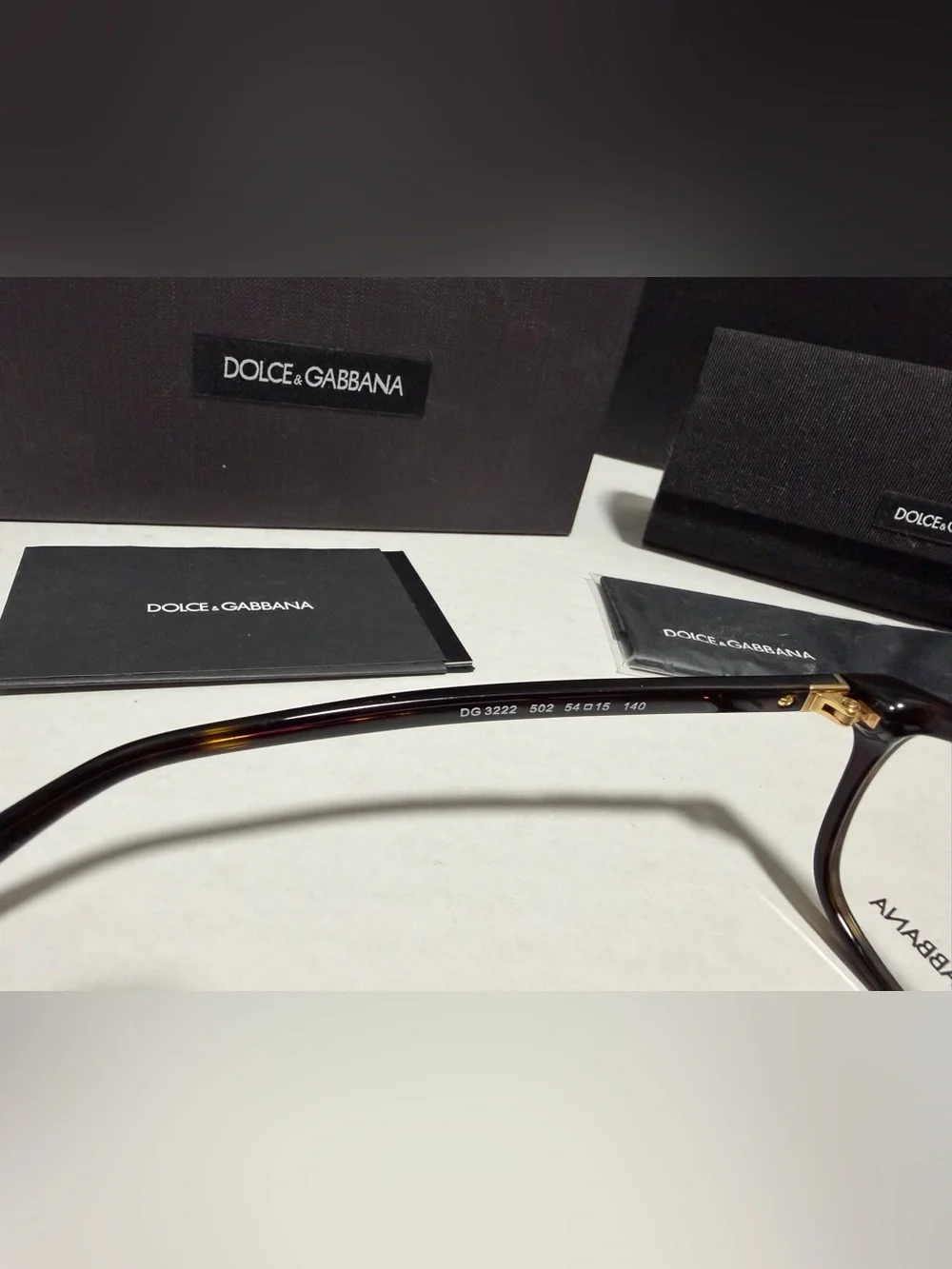 Dolce & Gabbana Tortoiseshell Optical Frames - Dark Brown/Amber